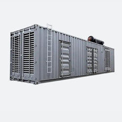 Maksimum güvenilirlik için 100KW güç çıkışı ile hareketli konteyner jeneratörü