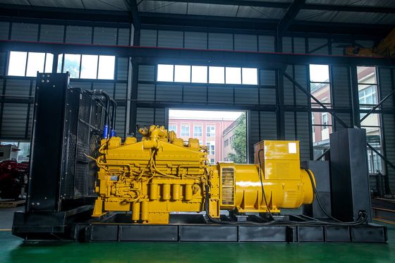 Çevre dostu 800KW-1500KW güç çıkışı ile metan yakıt jeneratörü setleri