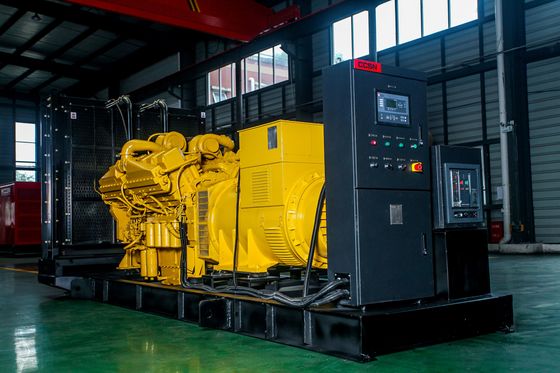 Güç çıkışı 800KW-1500KW İnşaat projeleri için benzinle çalışan jeneratörler