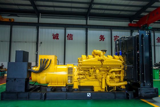 Büyük ölçekli projeler için 800KW-1500KW güç çıkışı ile doğal gaz yakıtlı jeneratörler