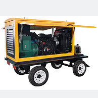 100KW Güç Çıktısı Ağır İşler İçin Relye Taşınan Jeneratör