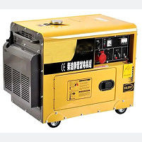 92×75mm Elektrikli Başlat 10kw Taşınabilir Jeneratör 3000r/Min 130Kg
