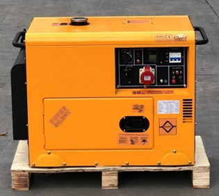 CCSN 11KW/13.75KVA mobil sessiz dizel jeneratör ev 220V üç fazlı 380V düşük gürültü saf bakır ATS kontrolü