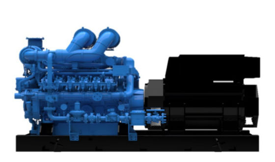 700KW SP700NGB/S Doğal gaz jeneratörü Yüksek verimli gaz motoru ile birlikte Sessizleme yeteneğine sahip endüstriyel ses kesici